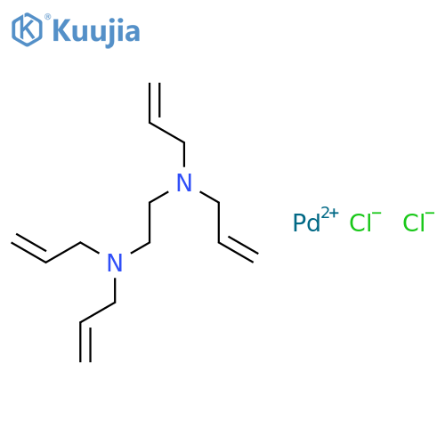 Palladium,dichloro(N,N,N',N'-tetra-2-propenyl-1,2-ethanediamine-N,N')-, (SP-4-2)- (9CI) structure