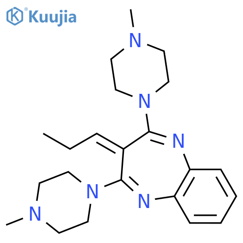 2,4-bis(4-methylpiperazin-1-yl)-3-propylidene-1,5-benzodiazepine structure