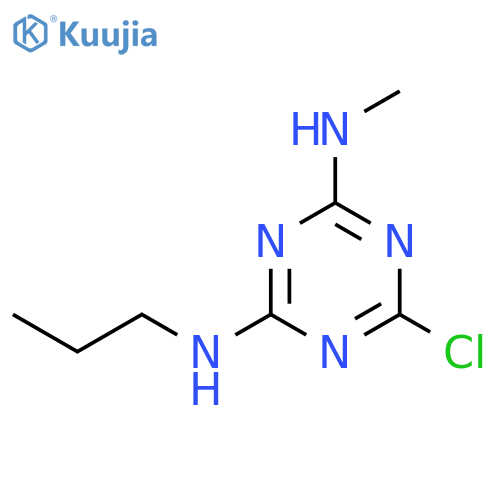 1,3,5-TRIAZINE-2,4-DIAMINE, 6-CHLORO-N-METHYL-N'-PROPYL- structure