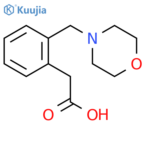 2-[2-(MORPHOLINOMETHYL)PHENYL]ACETIC ACID structure