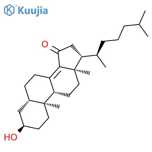 Cholest-8(14)-en-15-one, 3-hydroxy-, (3a,5a)- structure