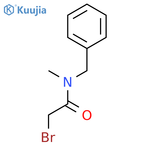 N-Benzyl-2-bromo-N-methylacetamide structure
