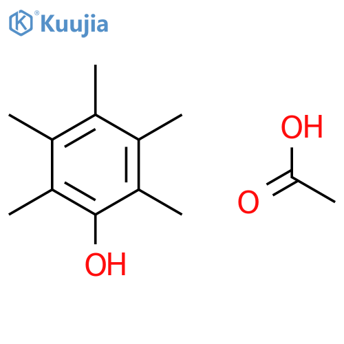 PHENOL, PENTAMETHYL-, ACETATE structure