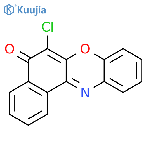 5H-Benzo[a]phenoxazin-5-one, 6-chloro- structure