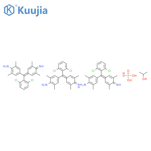 2,6-Xylidine, 4-(2,6-dichloro-alpha-(4-imino-3,5-dimethyl-2,5-cyclohexadien-1-ylidene)benzyl)-, dihydrogen phosphate, compd. with isopropanol structure
