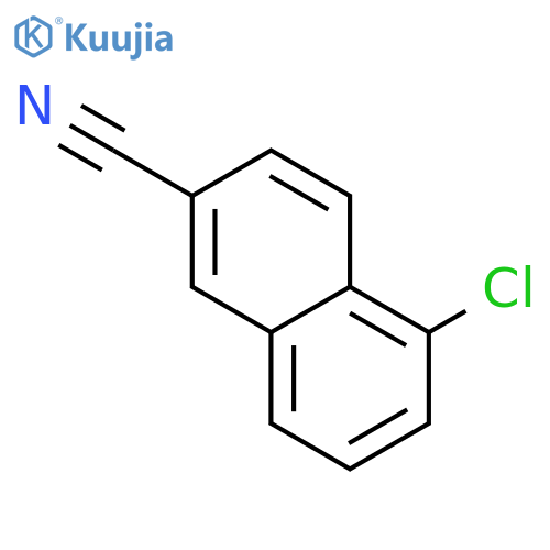 2-Naphthalenecarbonitrile, 5-chloro- structure