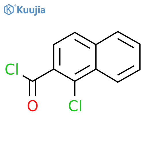 1-Chloronaphthalene-2-carbonyl chloride structure