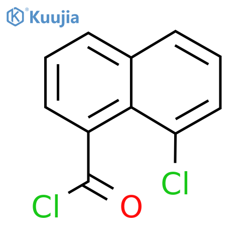 8-Chloronaphthalene-1-carbonyl chloride structure