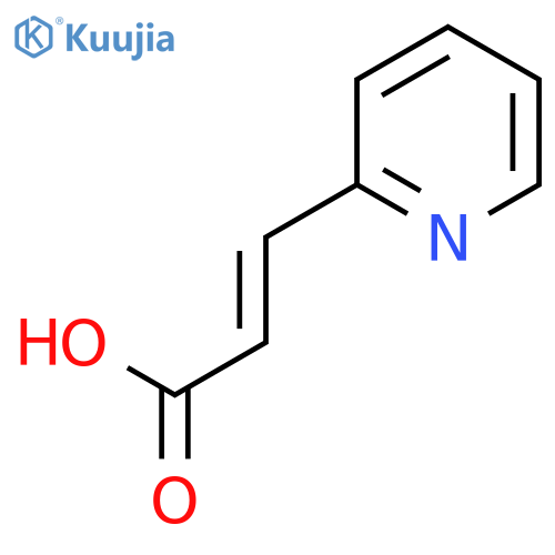 3-(2-pyridyl)prop-2-enoic acid structure
