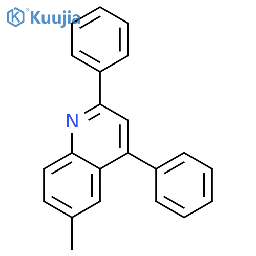 Quinoline, 6-methyl-2,4-diphenyl- structure