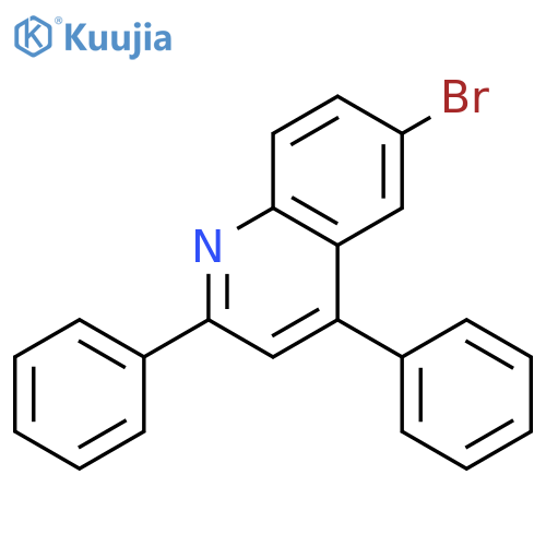 QUINOLINE, 6-BROMO-2,4-DIPHENYL- structure