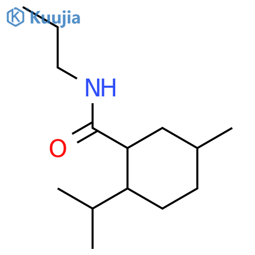 Cyclohexanecarboxamide,5-methyl-2-(1-methylethyl)-N-propyl- structure
