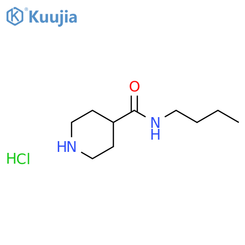 N-Butyl-4-piperidinecarboxamide hydrochloride structure
