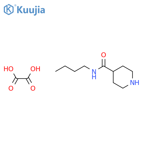 4-PIPERIDINECARBOXAMIDE, N-BUTYL-, ETHANEDIOATE (1:1) structure