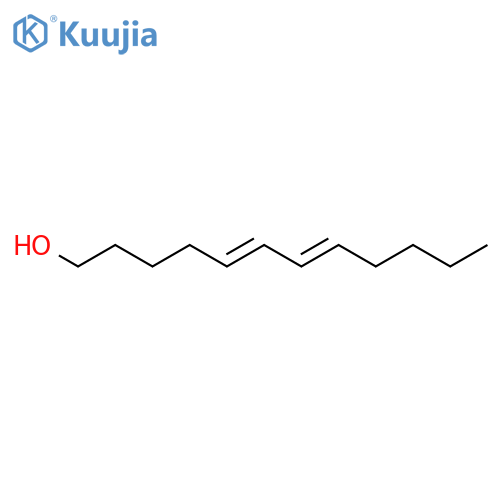 (5Z,7E)-Dodecadien-1-ol (~90%, up to 10% of 5E,7E isomer) structure