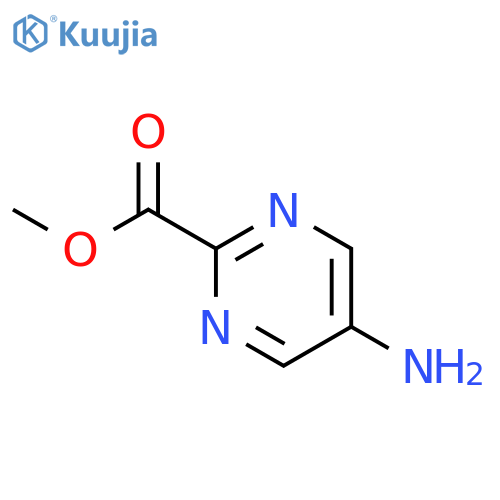 Methyl 5-aminopyrimidine-2-carboxylate structure