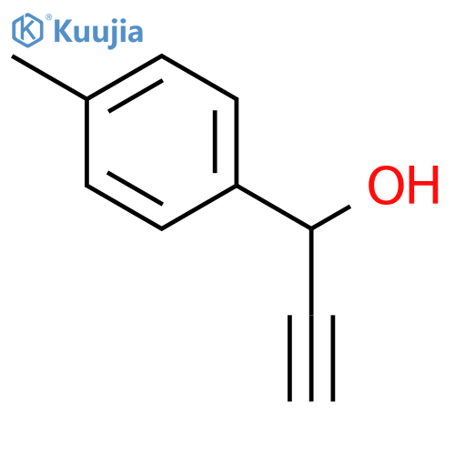 1-(4-methylphenyl)prop-2-yn-1-ol structure