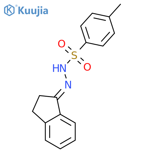 N-(2,3-dihydroinden-1-ylideneamino)-4-methylbenzenesulfonamide structure