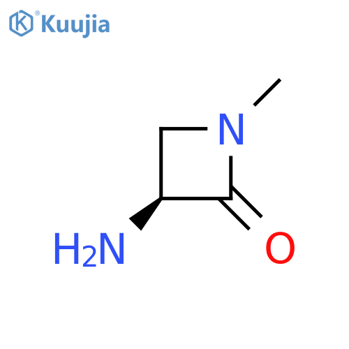 (3S)-3-amino-1-methylazetidin-2-one structure