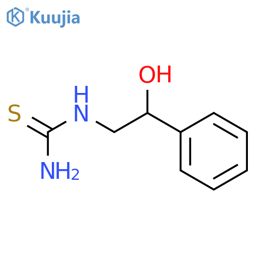 THIOUREA, (2-HYDROXY-2-PHENYLETHYL)- structure