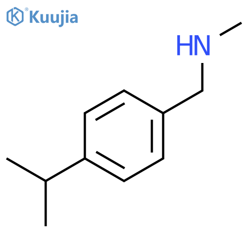methyl({4-(propan-2-yl)phenylmethyl})amine structure