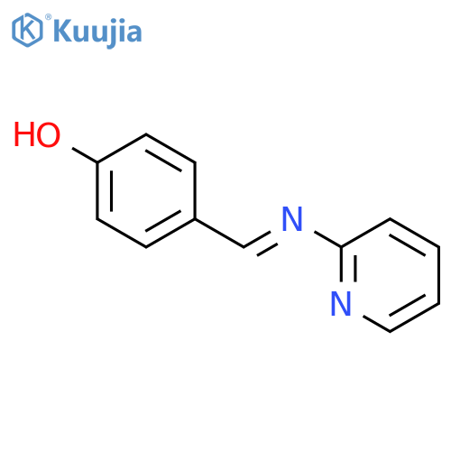 Phenol, 4-[(2-pyridinylimino)methyl]- structure