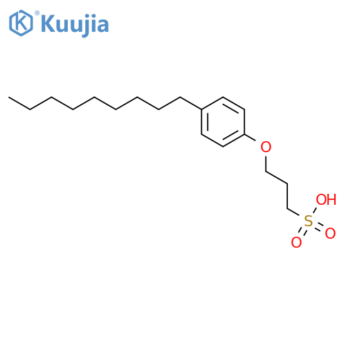 1-Propanesulfonic acid, 3-(4-nonylphenoxy)- structure