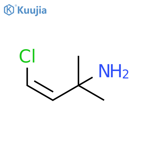 3-Buten-2-amine, 4-chloro-2-methyl-, (3Z)- structure