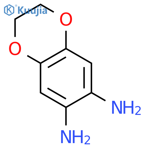 1,2-DIAMINO-4,5-ETHYLENEDIOXYBENZENE, DIHYDROCHLORIDE structure