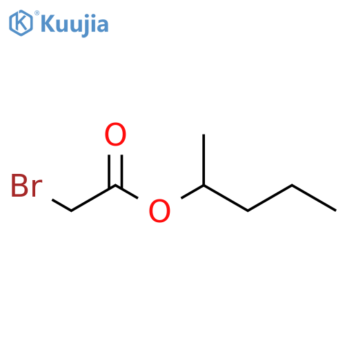 Acetic acid, bromo-, 1-methylbutyl ester structure