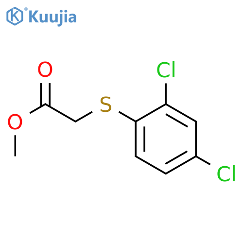 Methyl 2-[(2,4-Dichlorophenyl)thio]-acetate structure