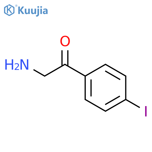 2-amino-1-(4-iodophenyl)ethan-1-one structure