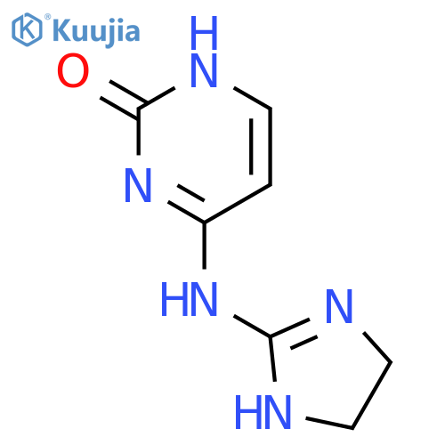 2(1H)-Pyrimidinone,4-[(4,5-dihydro-1H-imidazol-2-yl)amino]-3,4-dihydro- structure