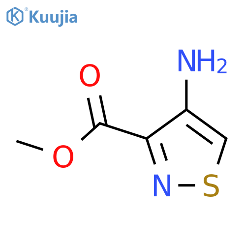methyl 4-amino-1,2-thiazole-3-carboxylate structure