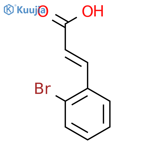 2-Bromocinnamic acid structure