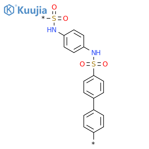 Poly(sulfonylimino-1,4-phenyleneiminosulfonyl[1,1'-biphenyl]-4,4'-diyl) structure