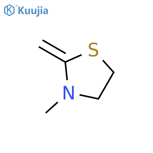 THIAZOLIDINE, 3-METHYL-2-METHYLENE- structure