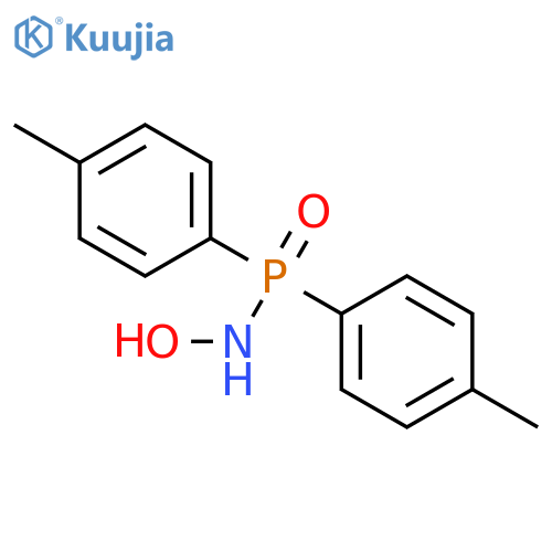 PHOSPHINIC AMIDE, N-HYDROXY-P,P-BIS(4-METHYLPHENYL)- structure