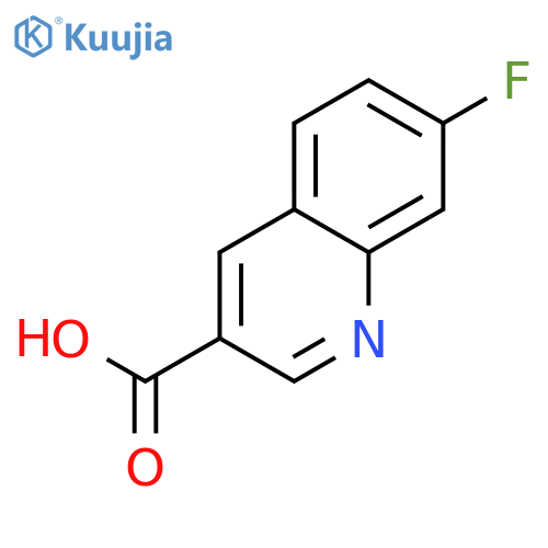 7-fluoroquinoline-3-carboxylic acid structure