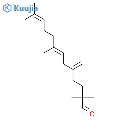 7,11-Tridecadienal, 2,2,8,12-tetramethyl-5-methylene-, (E)- structure