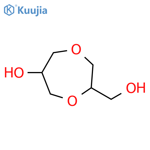 6-Hydroxy-1,4-dioxepane-2-methanol structure