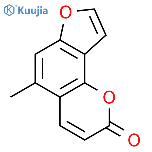 2H-Furo[2,3-h]-1-benzopyran-2-one,5-methyl- structure