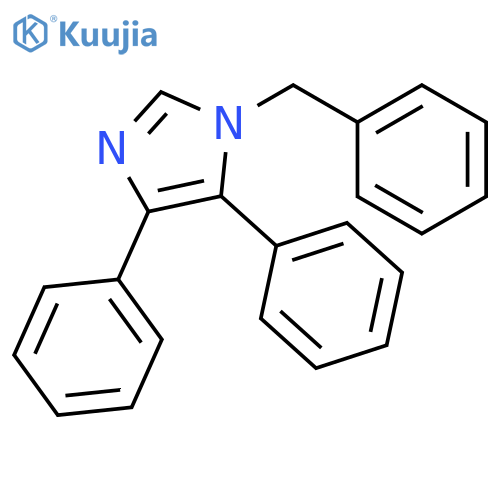 1H-Imidazole, 4,5-diphenyl-1-(phenylmethyl)- structure