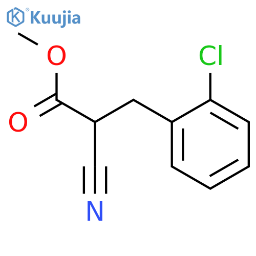 methyl 2-chloro-alpha-cyanohydrocinnamate structure