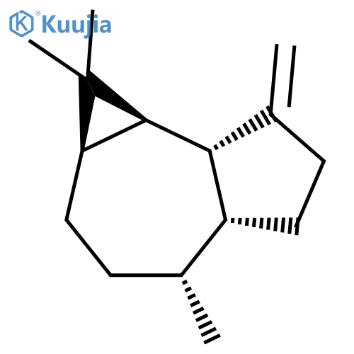 1H-Cycloprop[e]azulene,decahydro-1,1,4-trimethyl-7-methylene-, (1aR,4R,4aR,7aR,7bR)- structure