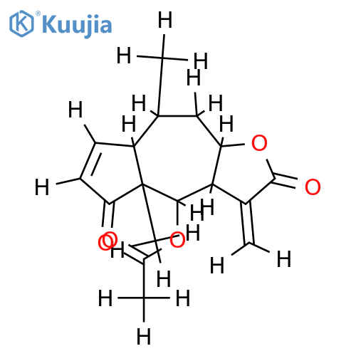 6-acetoxy-8-epi-helenalin structure