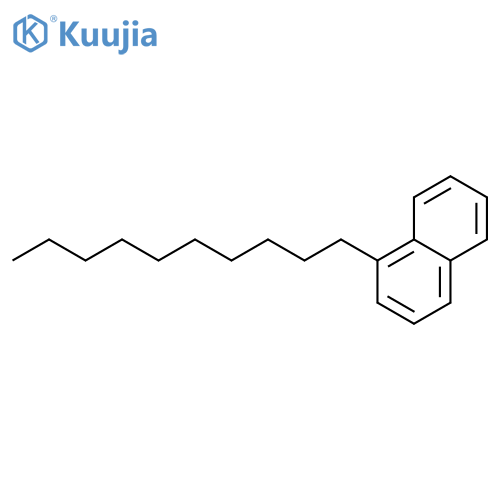Naphthalene, decyl- structure