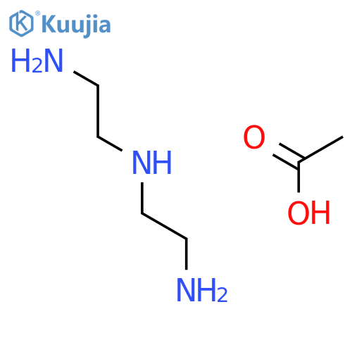 N-(2-aminoethyl)ethylenediamine acetate structure