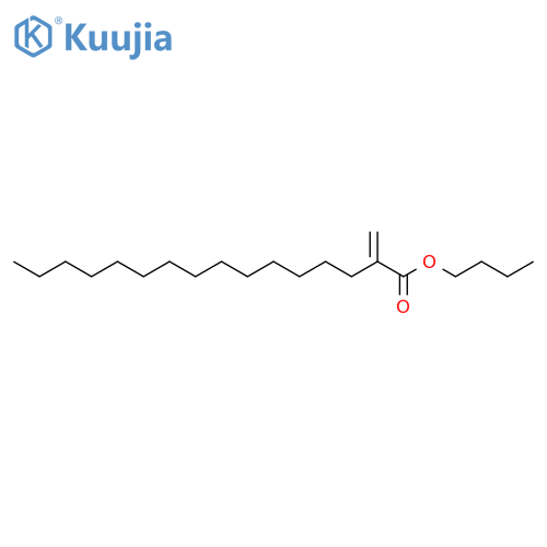 Hexadecanoic acid, 2-methylene-, butyl ester structure