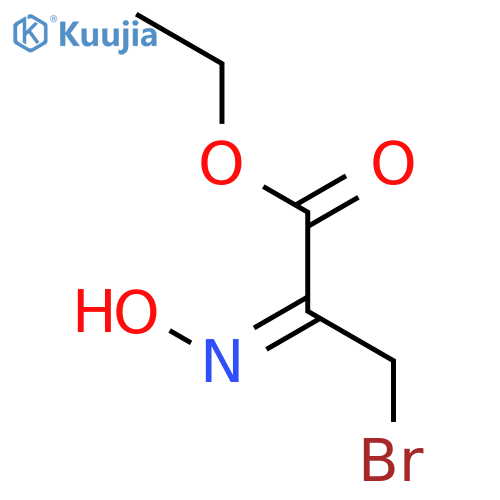 ethyl 3-bromo-2-(hydroxyimino)propanoate structure